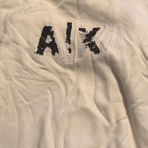 White Armani Exchange sweater